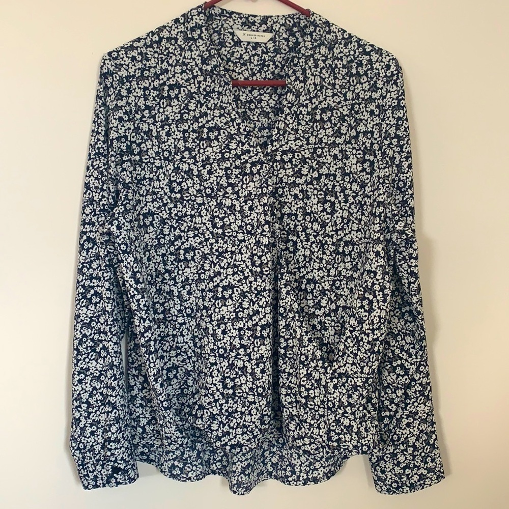 🆕 DENVER HAYES FLORAL PRINT WOMEN BLOUSE SIZE L